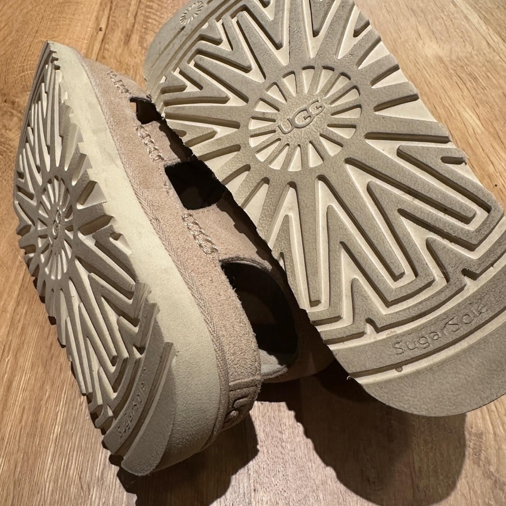 UGG Goldenstar Women's Tan Sandals - Picture 6 of 6